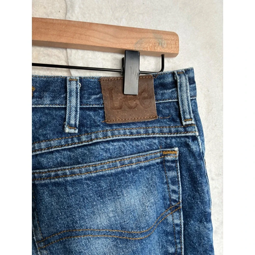 Lee Mens Regular Fit Straight Leg Blue Denim Jeans 36x31 Medium Wash 2020389